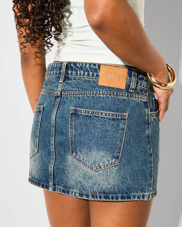 DESU Bells Denim Skirt for Womens