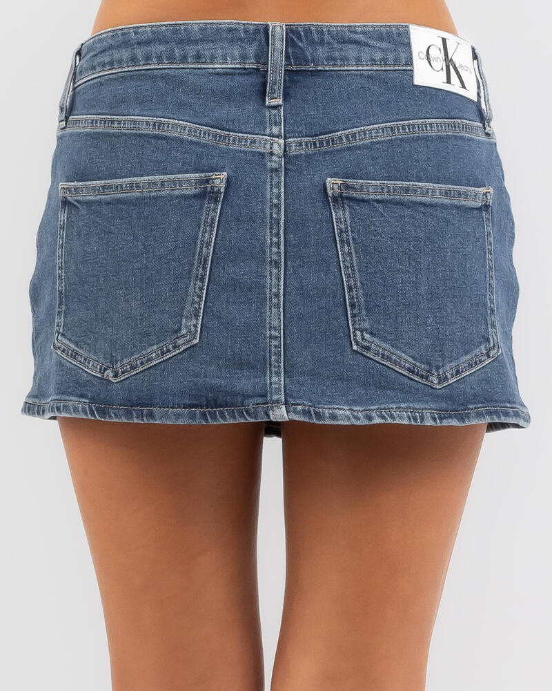 Calvin Klein Micro Mini Skirt for Womens