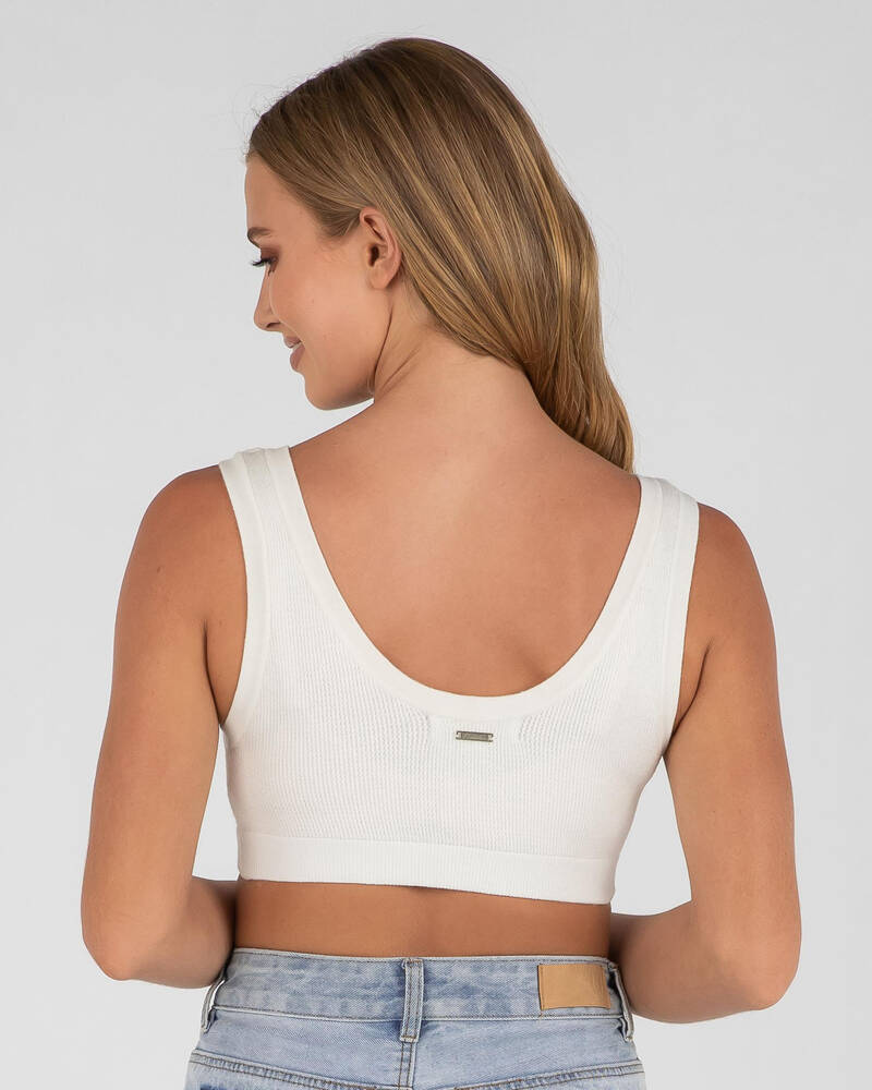 Mooloola Possibly Maybe Knit Crop Top for Womens