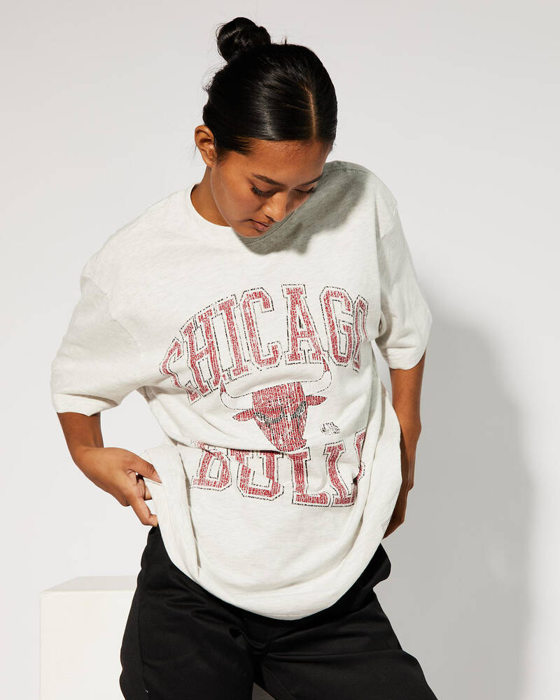 Mitchell & Ness Arch Logo T-Shirt for Womens