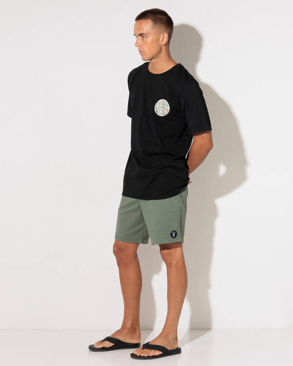 Salty Life Vision Elastic Waist Shorts for Mens
