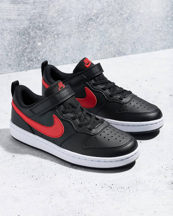 Nike Junior Boys' Court Borough Low Recraft Shoes for Unisex