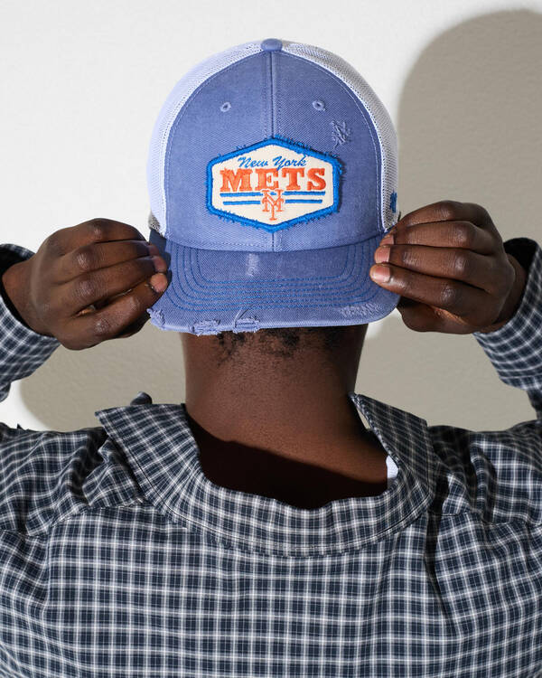 New York Mets Well Worn Hitch Trucker Cap