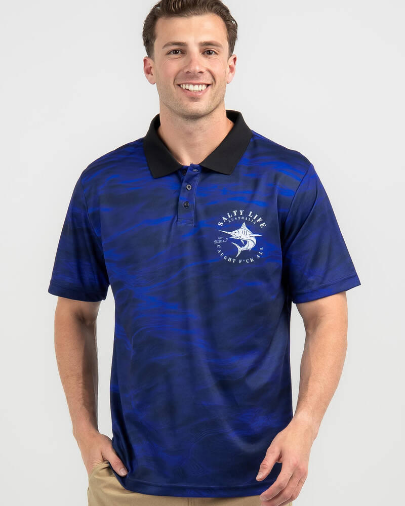 Salty Life Any Bites Polo Shirt for Mens