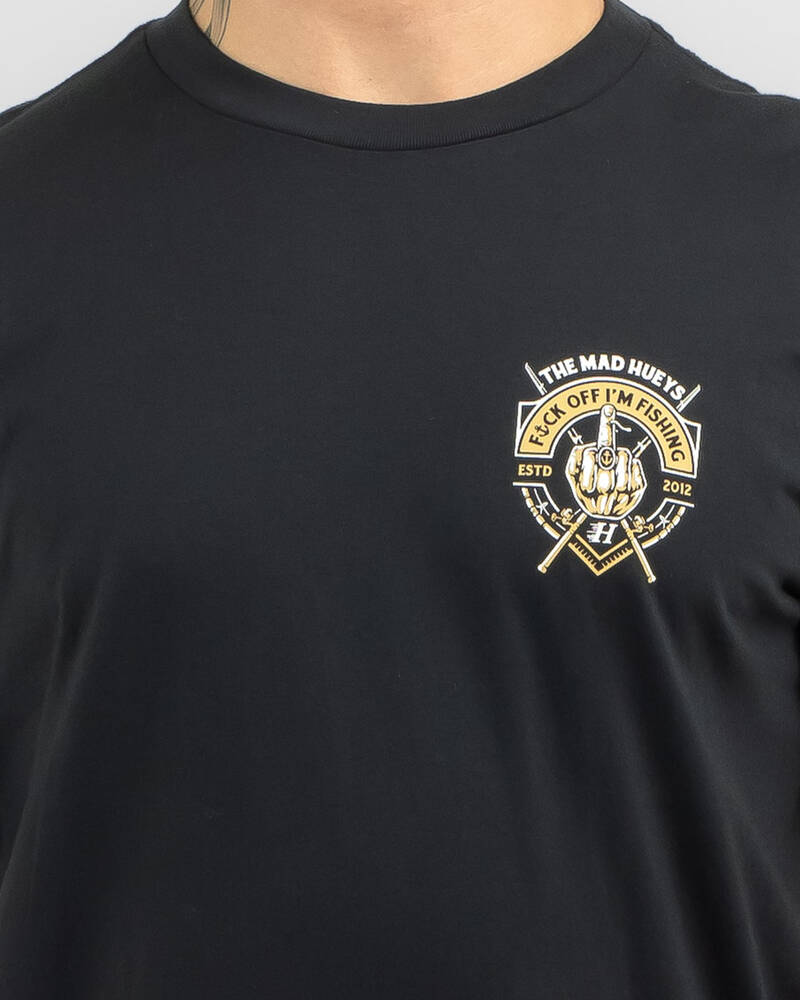 The Mad Hueys Fk Off I'm Fishing T-Shirt for Mens