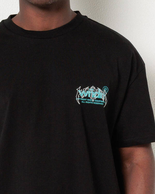 Wndrr Shutdown Box Fit T-Shirt for Mens