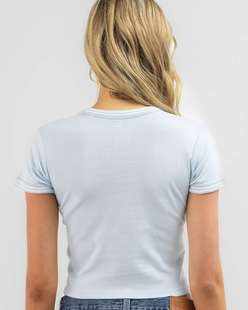 Levi's Graphic Ringer Baby Tee for Womens