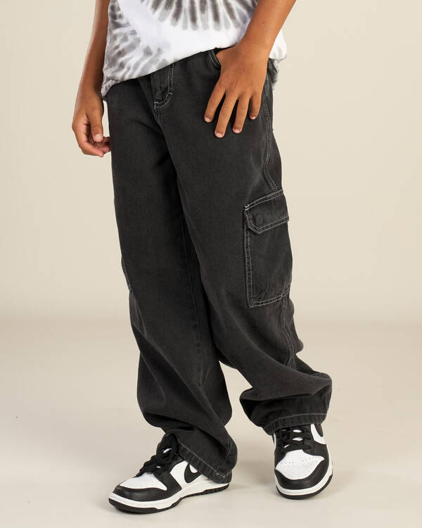 Boys' Reverse Dot Patch Denim Jeans