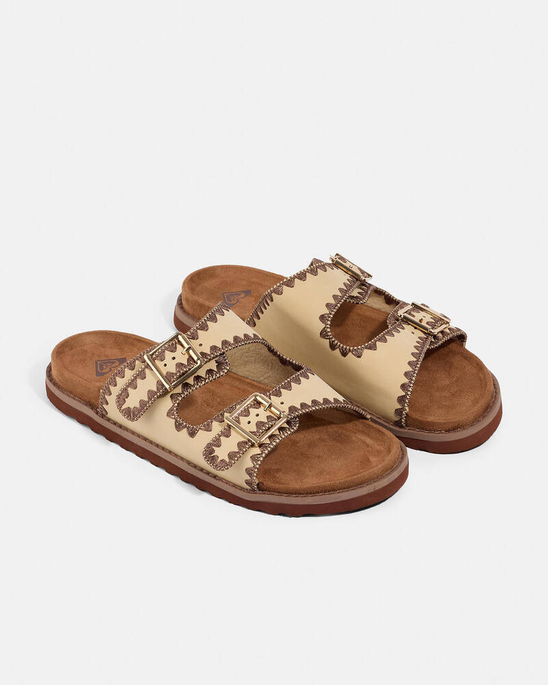 Roxy Hydrangea Slides for Womens