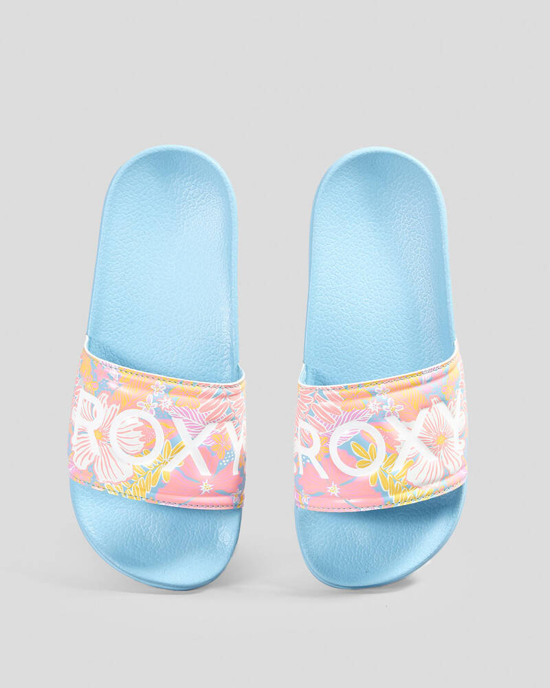 Roxy Girls' Roxy Slippy Slide Sandals for Womens