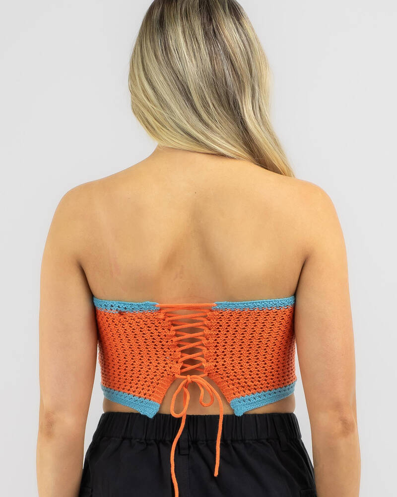 Mooloola Ariel Crochet Tube Top for Womens