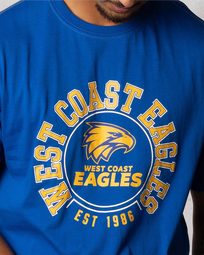 AFL West Coast Eagles Supporter T-Shirt for Mens