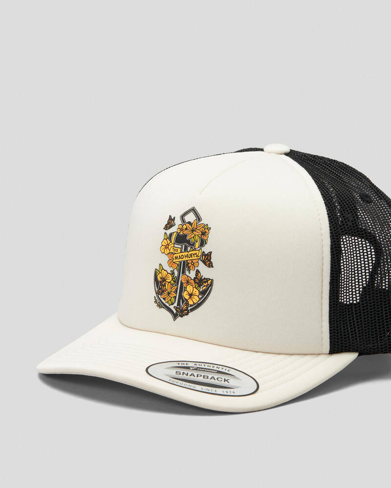 The Mad Hueys Butterfly Anchor Foam Trucker Cap for Womens