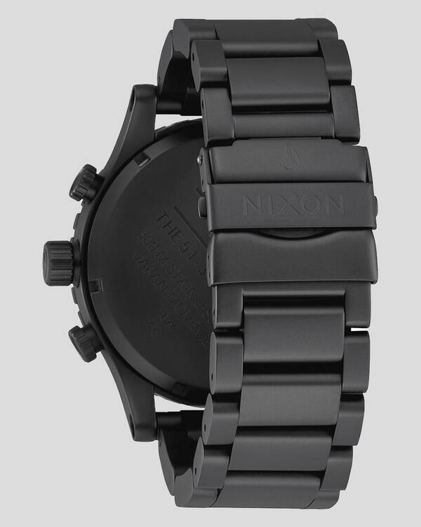 Nixon 51-30 Chrono Matte Black for Mens