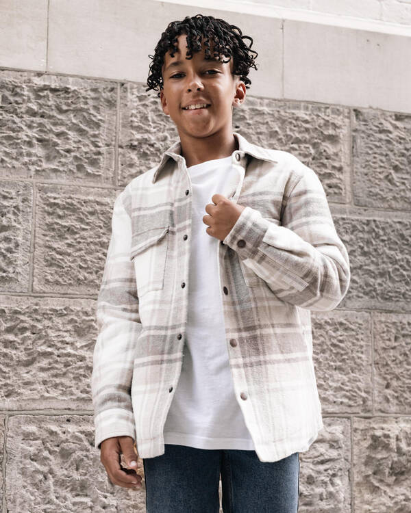 Boys' Anthem Flannel Long Sleeve Shirt