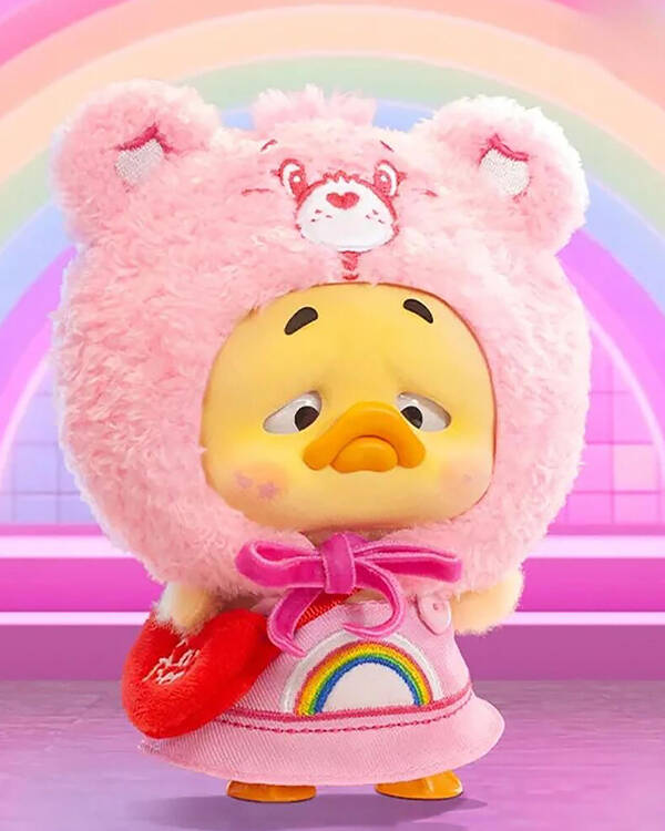 Care Bears x Upset Duck Neon Sweetheart Duck Blind Box