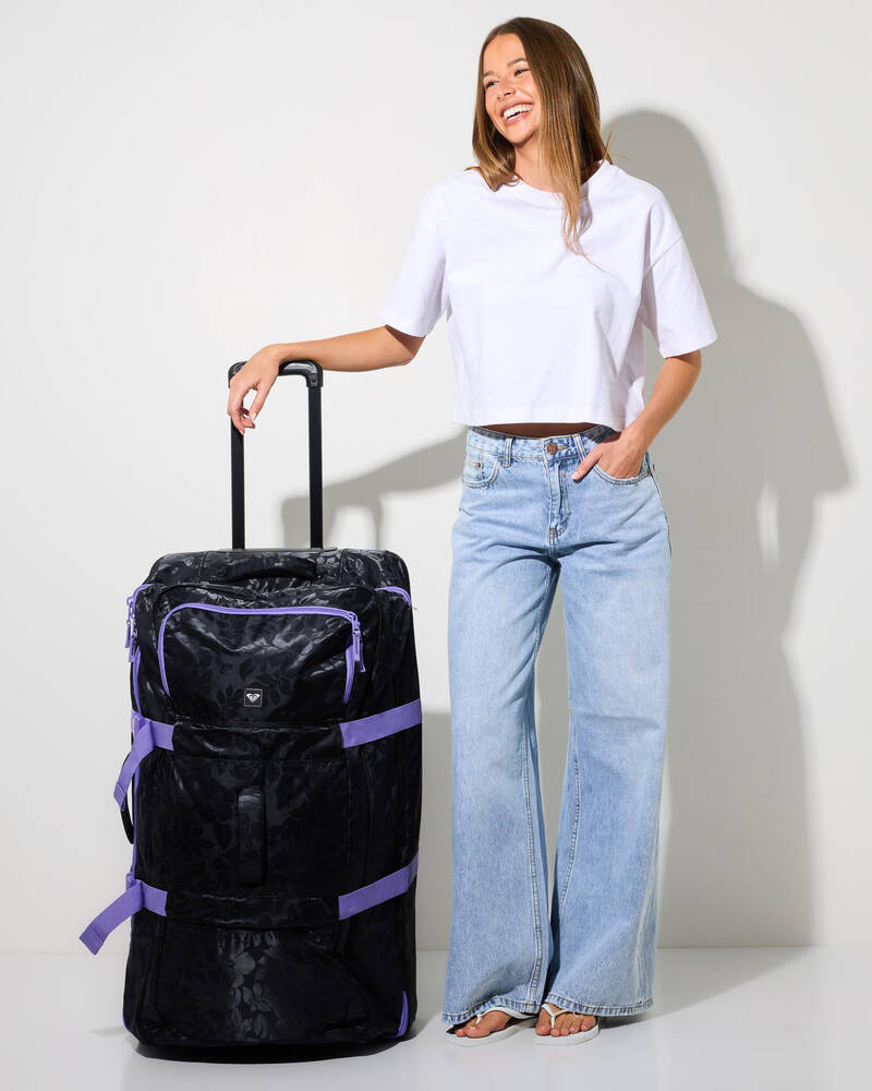 Roxy Long Haul Large Wheeled Travel Bag for Womens