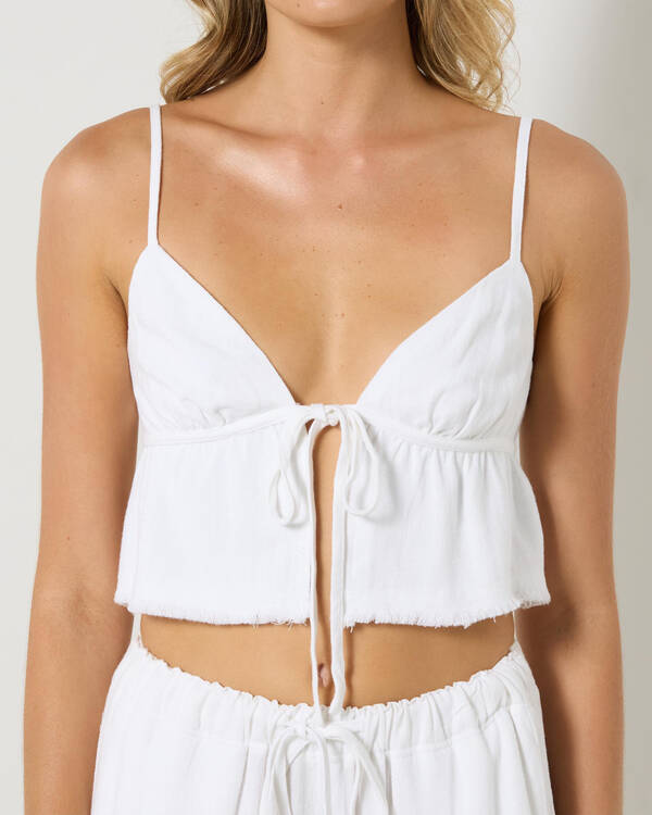 Mooloola Fili Dallis Tie Front Top for Womens