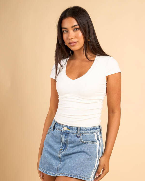 DESU Angie Racing Stripe Skort for Womens