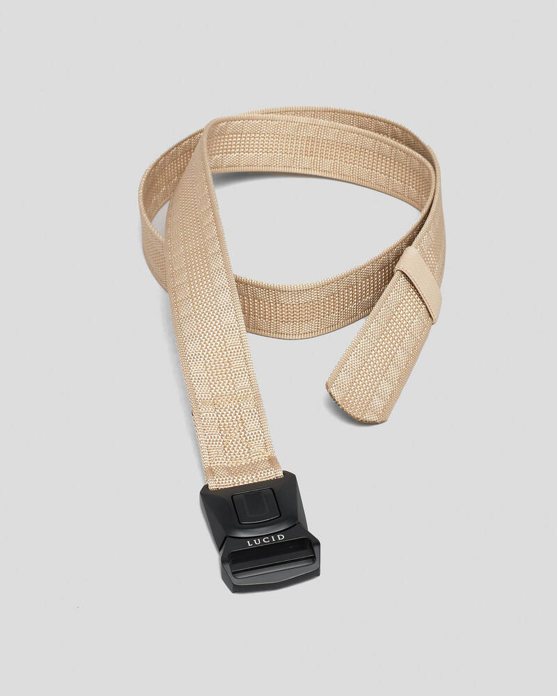 Lucid Seatbelt Buckle Web Belt for Mens