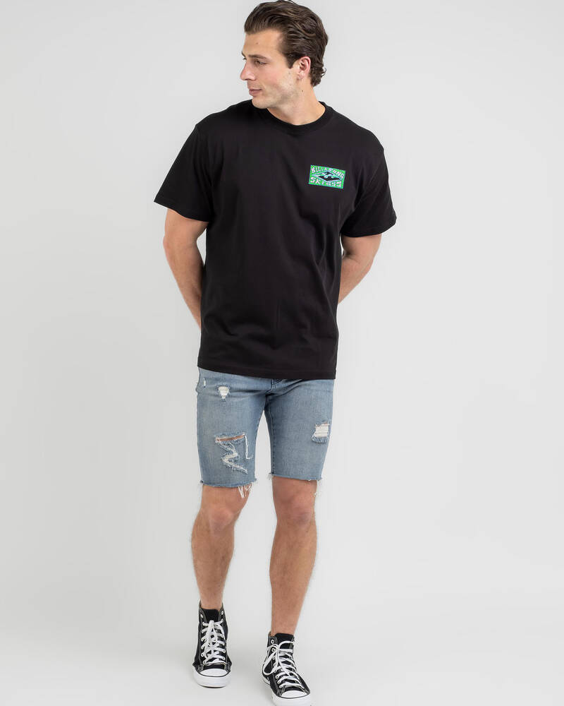 Billabong Green Goblin Short Sleeve T-Shirt for Mens