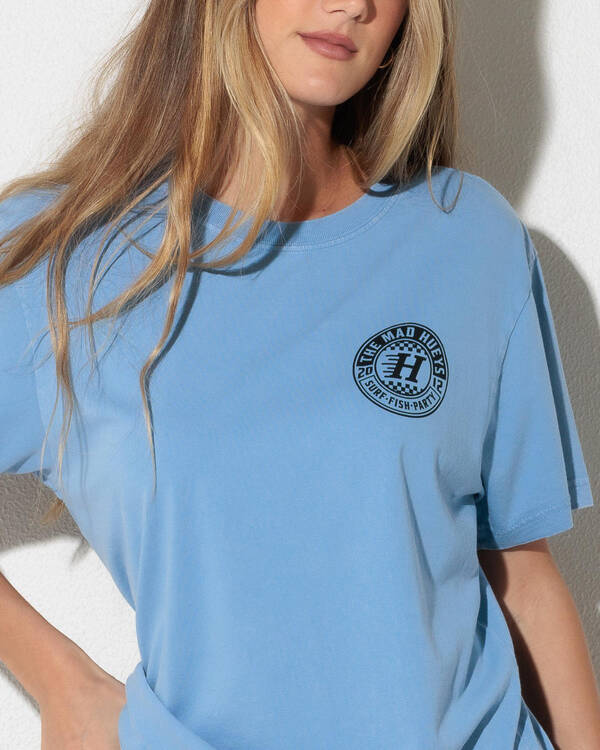 The Mad Hueys Checker Hueys Regular T-Shirt for Womens