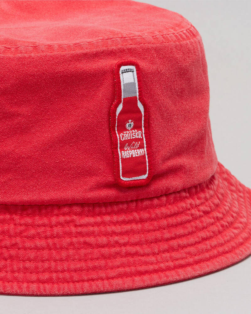 Vodka Cruiser Raspberry Cotton Bucket Hat for Mens