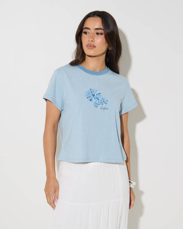 Daisy Floral Stripe T-Shirt