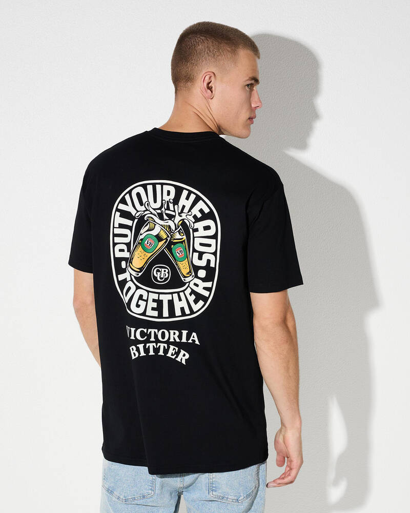 Victoria Bitter Butting Heads T-Shirt for Mens