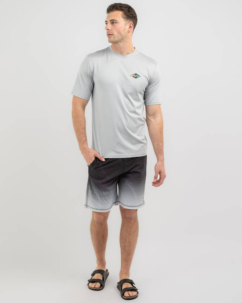 Billabong Diamond Shoreline Short Sleeve Wet Shirt for Mens