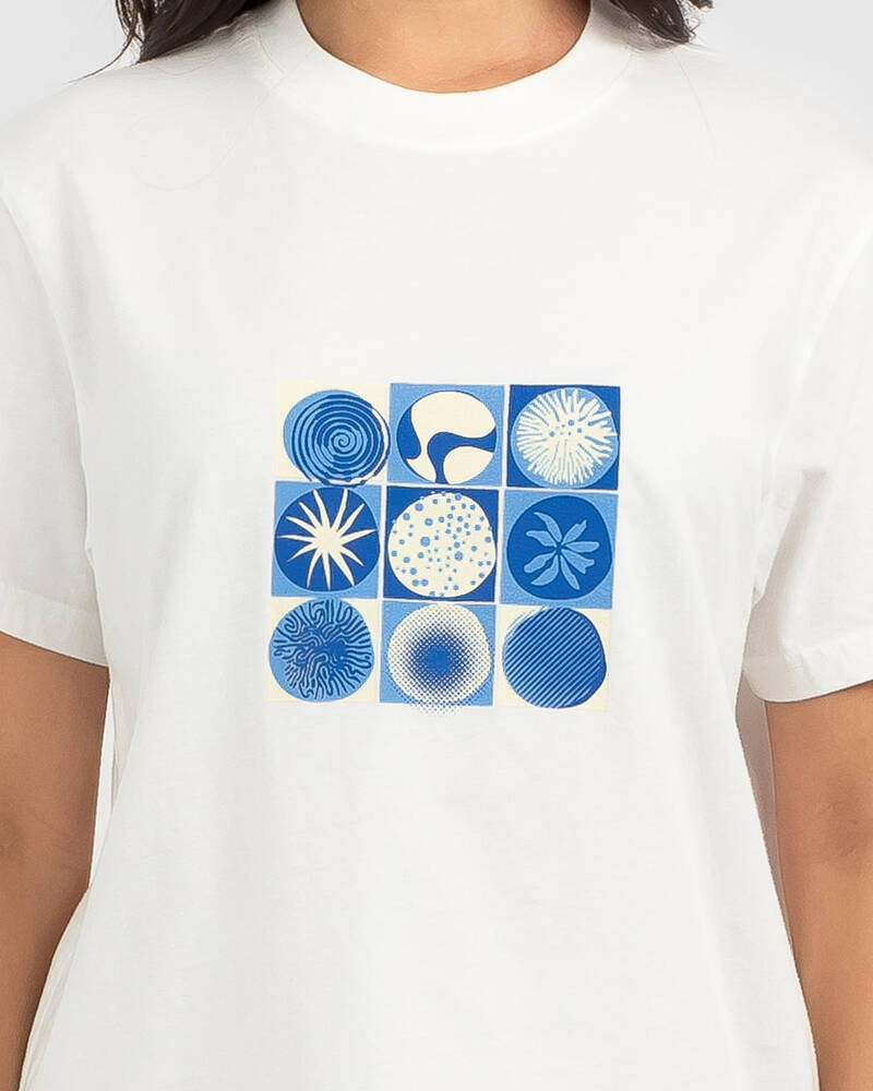 Rhythm Seacrest Boyfriend T-Shirt for Womens