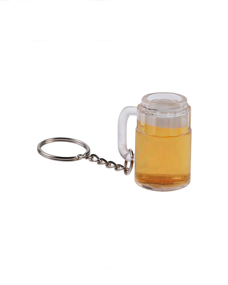 Get It Now Beer Mug Keyring for Unisex