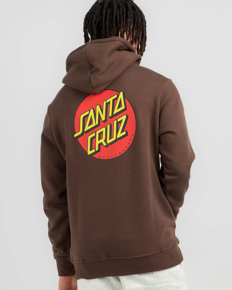 Santa Cruz Classic Dot Puff Chest Hoodie for Mens