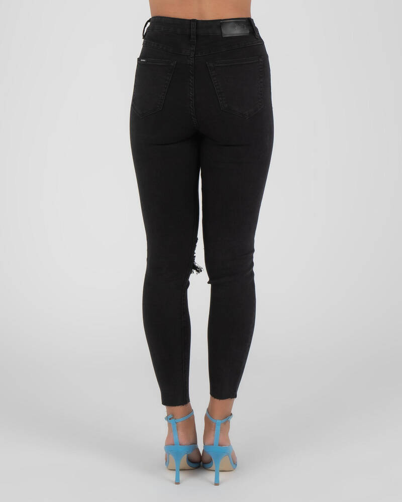 Black Palms The Mid Skinny Jeans for Womens