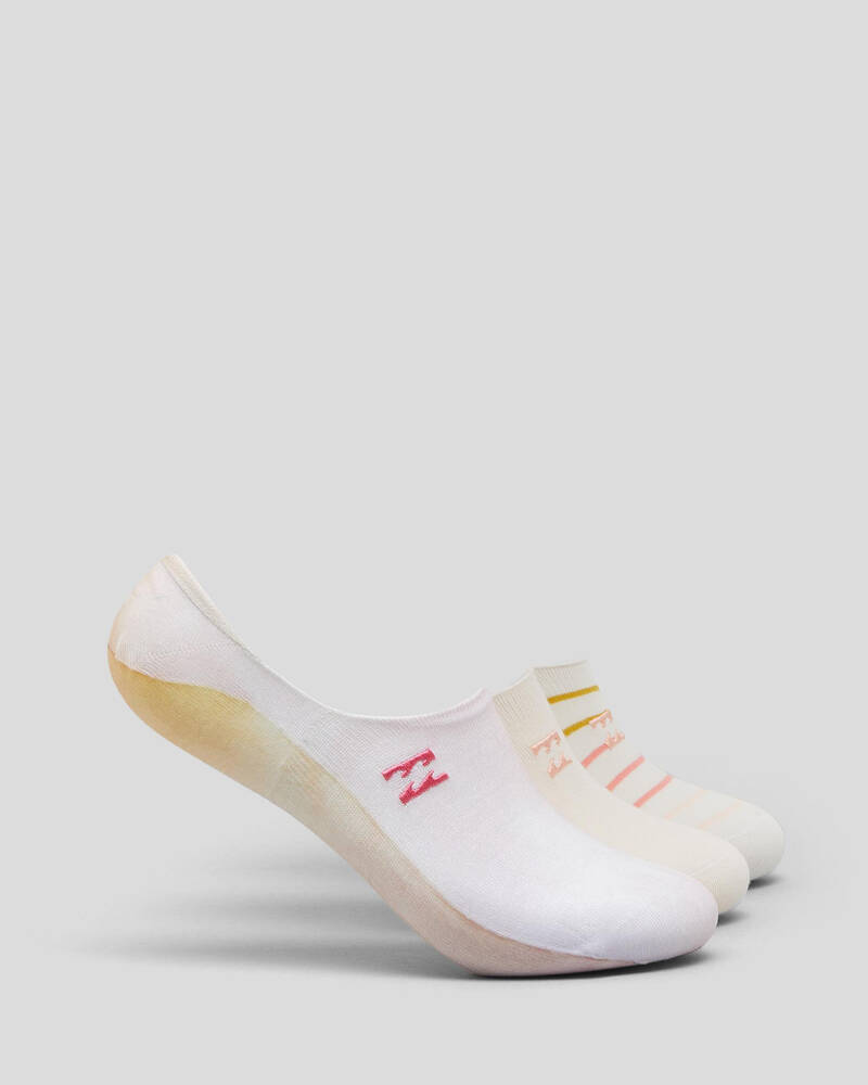 Billabong Safari Nights No Show Sock Pack for Womens