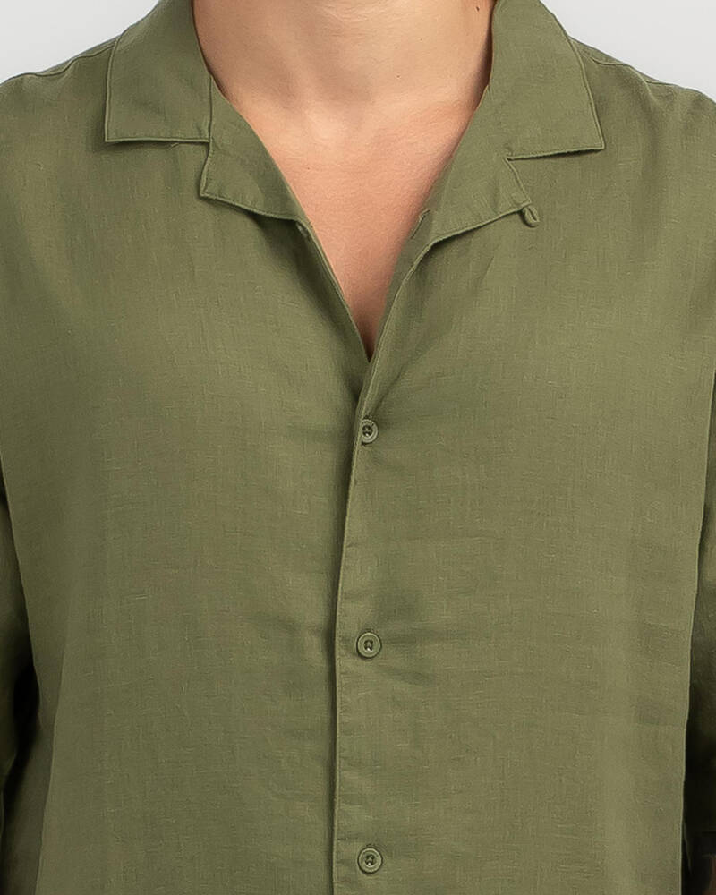 Afends Daily Hemp Short Sleeve Shirt for Mens