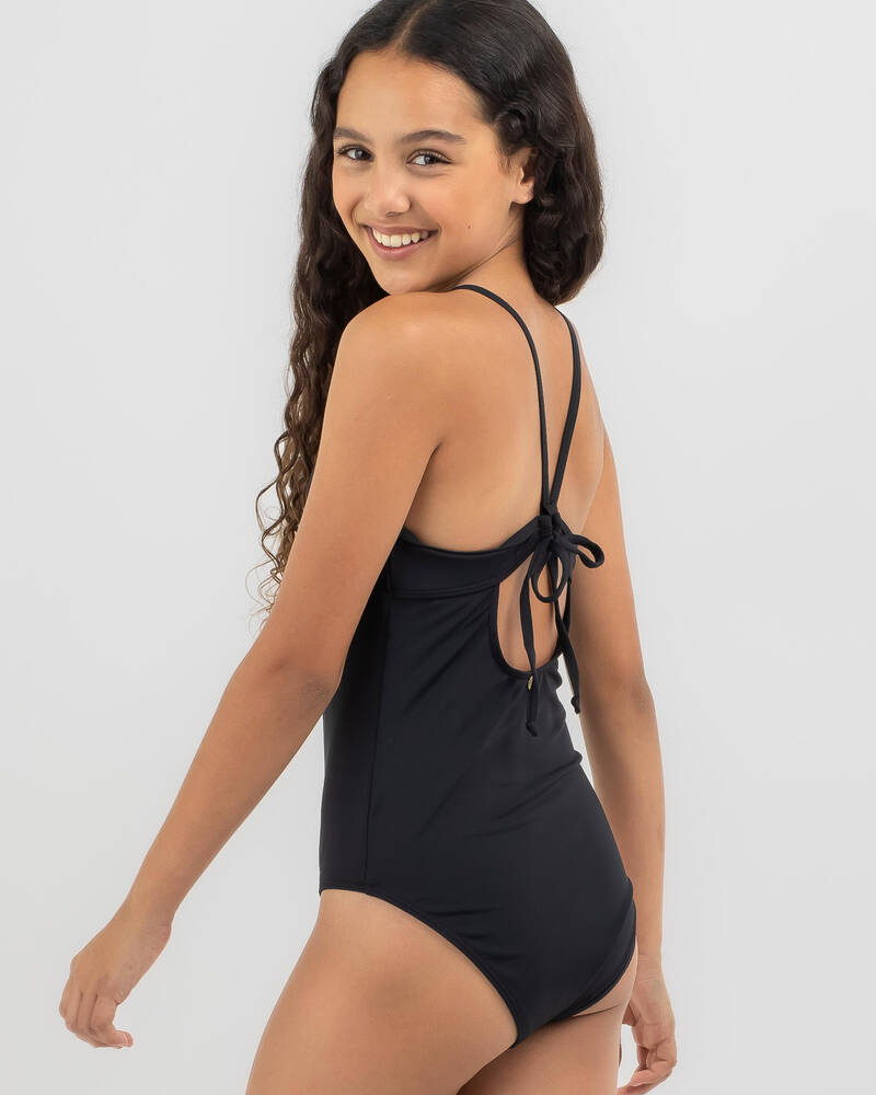 Kaiami Girls Phoebe One Piece Swimsuit In Black Fast Shipping And Easy Returns City Beach