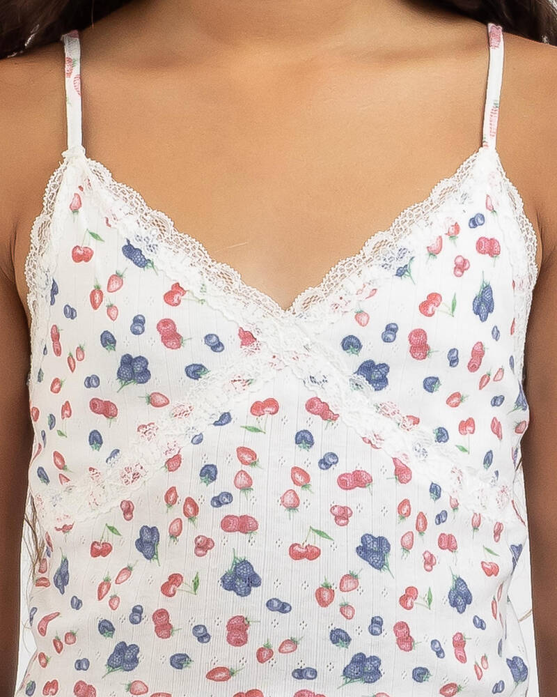 Mooloola Girls' Summer Picnic Cami Top for Womens