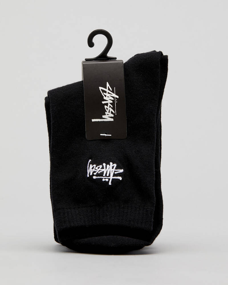 Stussy Womens Graffiti Crew Sock Pack for Womens image number null