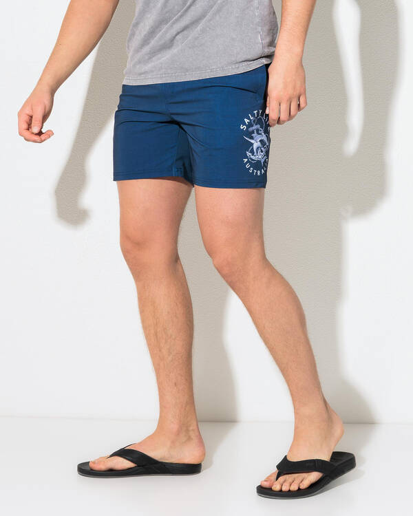 Hammerhead Elastic Waist Board Shorts