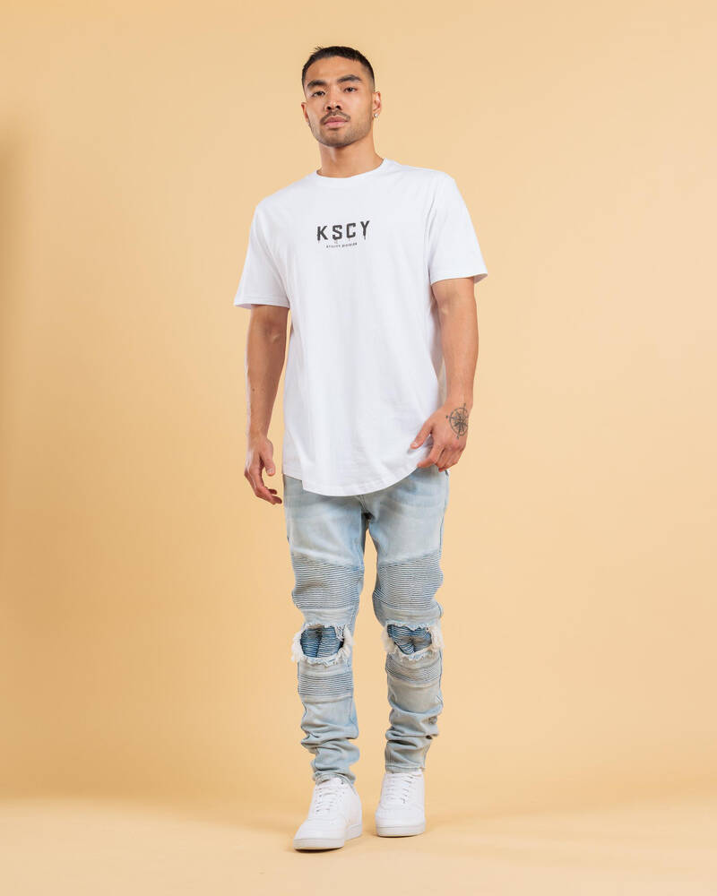 Kiss Chacey Division Dual Curved T-Shirt for Mens