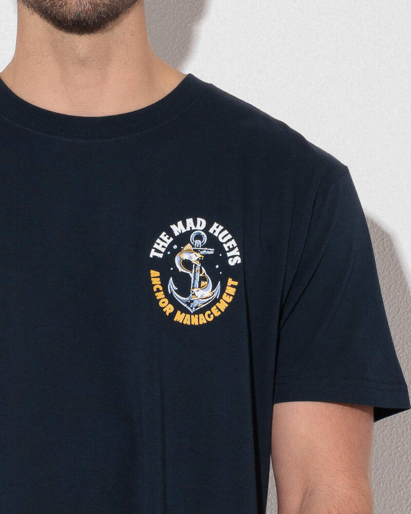 The Mad Hueys Anchor Management T-Shirt for Mens