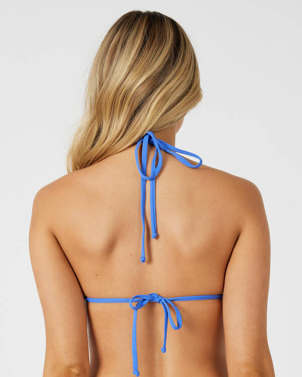 Roxy Beach Classic Tiki Triangle Bikini Top for Womens