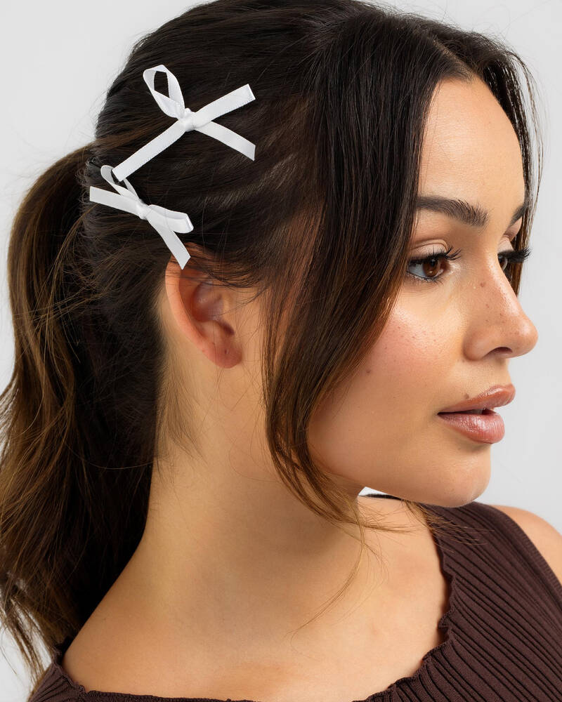 Karyn In LA Mia Hair Bow Clip Pack for Womens