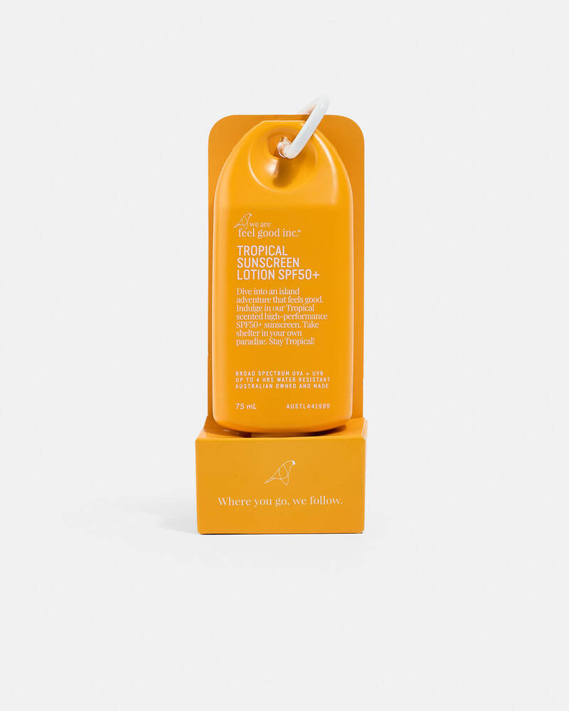 We Are Feel Good Inc. Tropical Sunscreen Lotion SPF50+ 75ml for Unisex
