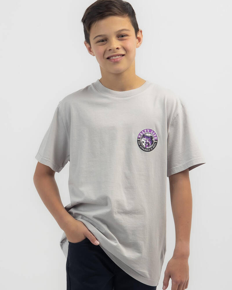 Salty Life Boys' Struggle Is Real T-Shirt for Mens