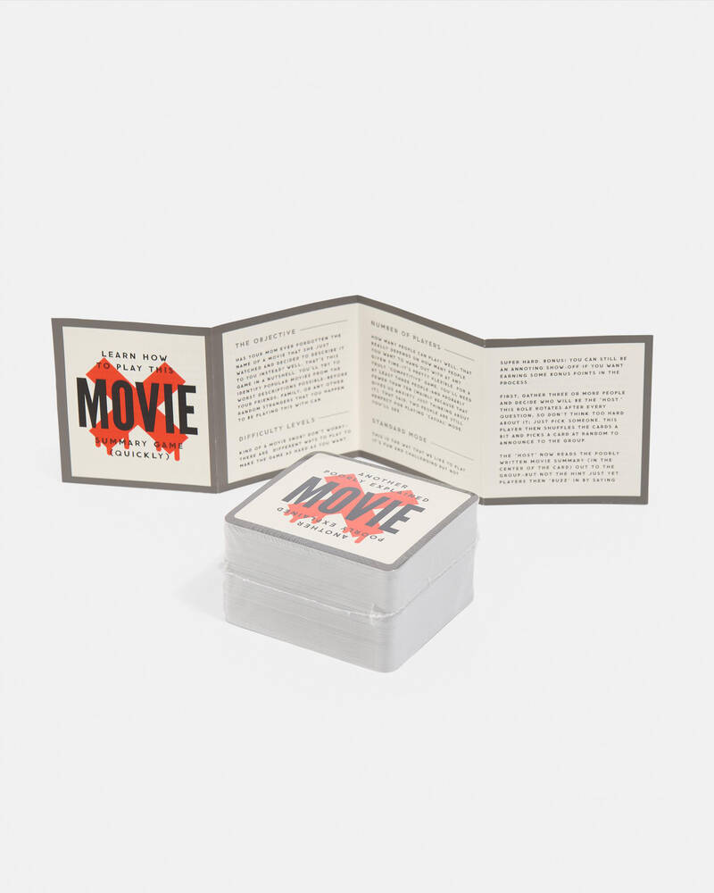 Brass Monkey Mini Poorly Explained Movies Card Game - Horror Edition for Womens
