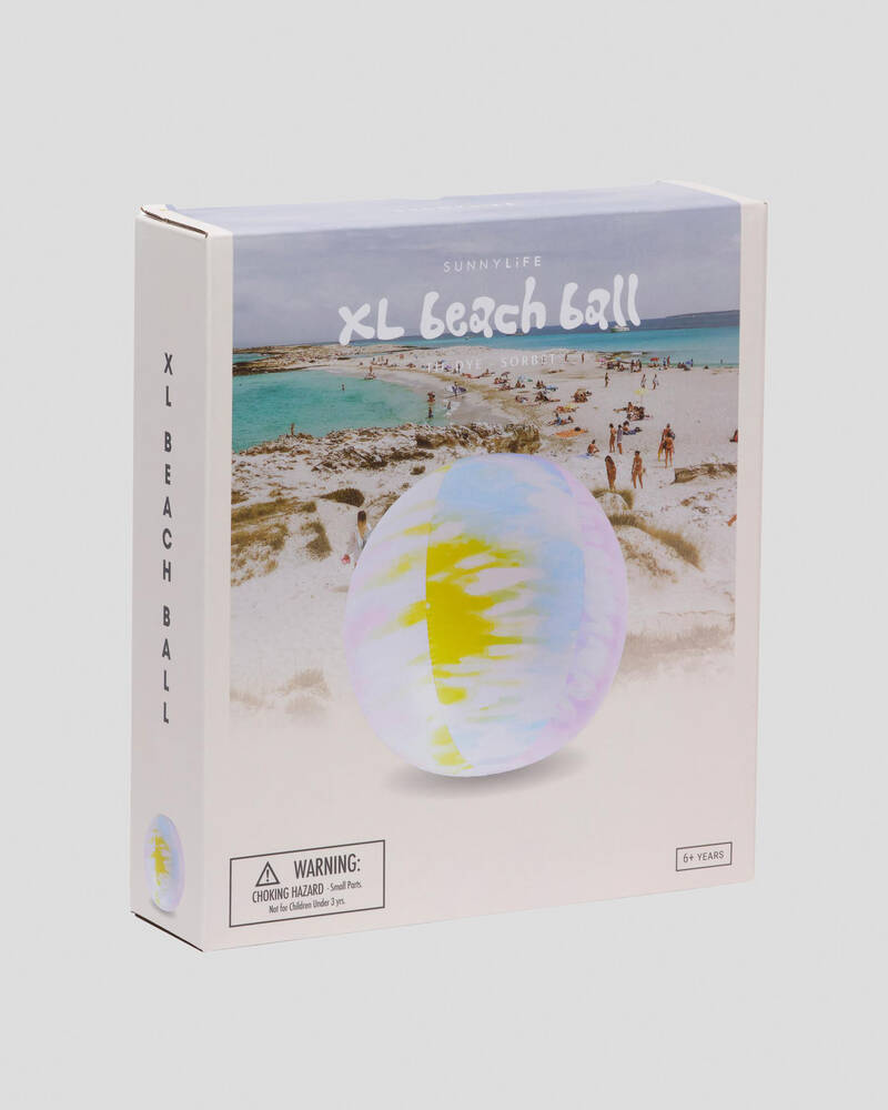Sunnylife Tie Dye Sorbet XL Inflatable Beach Ball for Unisex