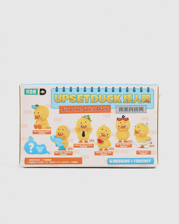 Upset Duck Stop The Spiral Duck Blind Box for Unisex