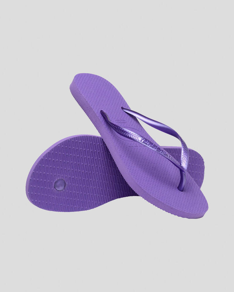 Havaianas Slim Metallic Thongs for Womens